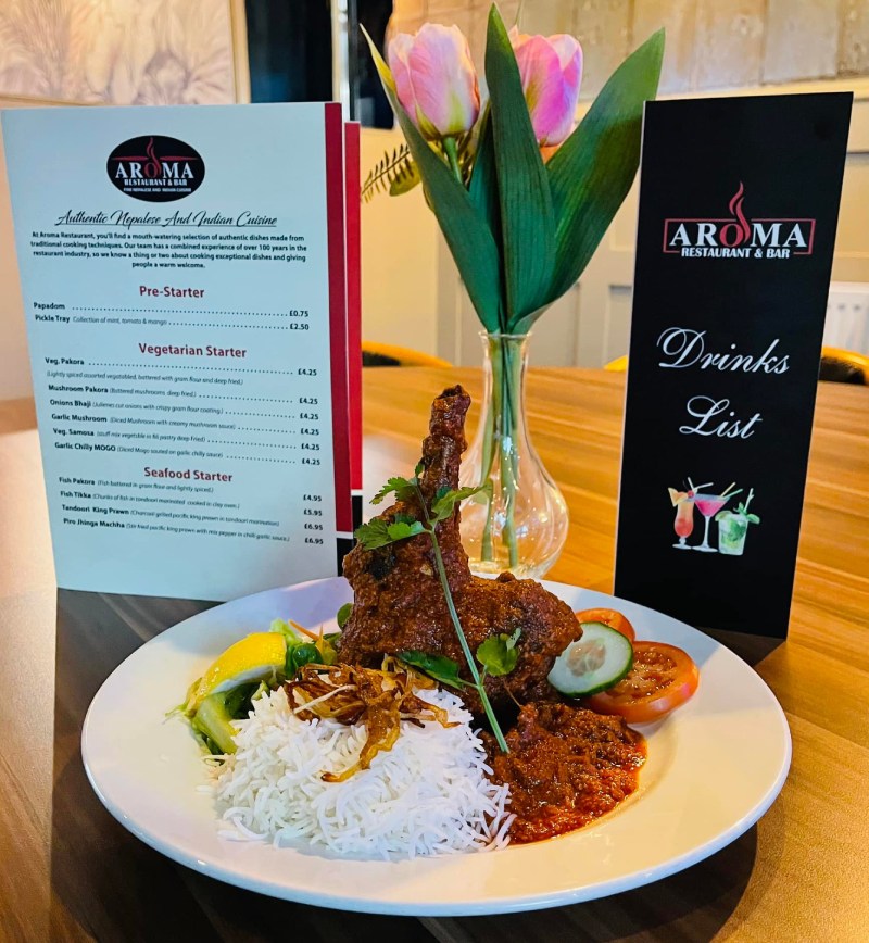 Aroma Bar & Restaurant Indian and Nepalese Food in Broxburn